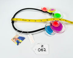 Zsiska - Flora "Prue Leith" Colourful Combination 5 Bead Resin Necklace ( P070150MIX1Q05 )