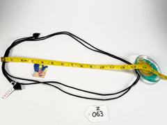 Zsiska - Flora "Prue Leith" Turquoise Single Bead Resin Necklace ( P070201FLO2Q00 )