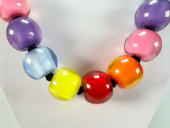 Zsiska - Colourful Beads 30 Medium Bead Spectrum Resin Necklace ( 40101170400Q30 )
