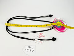 Zsiska - Flora "Prue Leith" Hot Pink Single Bead Resin Necklace ( P070201FLO1000 )