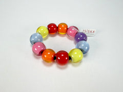 Zsiska - Colourful Beads Spectrum 11 Medium Bead Resin Bracelet ( 40103010400Q11 )