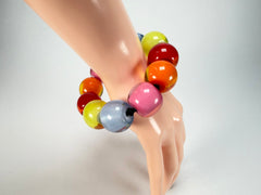 Zsiska - Colourful Beads Spectrum 11 Medium Bead Resin Bracelet ( 40103010400Q11 )