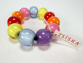 Zsiska - Colourful Beads Spectrum 11 Medium Bead Resin Bracelet ( 40103010400Q11 )