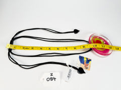 Zsiska - Flora "Prue Leith" Pink Single Bead Resin Necklace ( P070201DOK1Q00 )