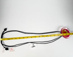 Zsiska - Flora "Prue Leith" Pink Single Bead Resin Necklace ( P070201DOK1Q00 )