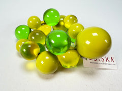 Zsiska - Baubles Yellow & Green Large Resin Bracelet ( P230301BAU2Q17L )
