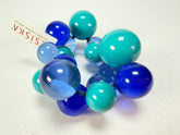 Zsiska - Baubles Blue & Turquoise Large Resin Bracelet ( P230301BAU1Q0L )