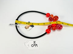 Zsiska - Baubles Red Mix 11 Bead Resin Necklace ( P230150BAU3Q11 )