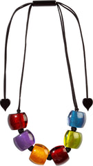 Zsiska - Bellissima 6 Bead New Spectrum Resin Necklace ( 72401050499Q06 )