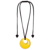 Zsiska - Colourful Statement "Pendant" Yellow Resin Necklace ( 40102049214Q00 )