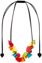 Zsiska - Joy 17 Bead Colourful Combination Resin Necklace ( P150101JOY1Q17 )