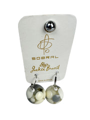 Jackie Brazil "Spots" Spotted Balls Resin Earrings ( E1468 )