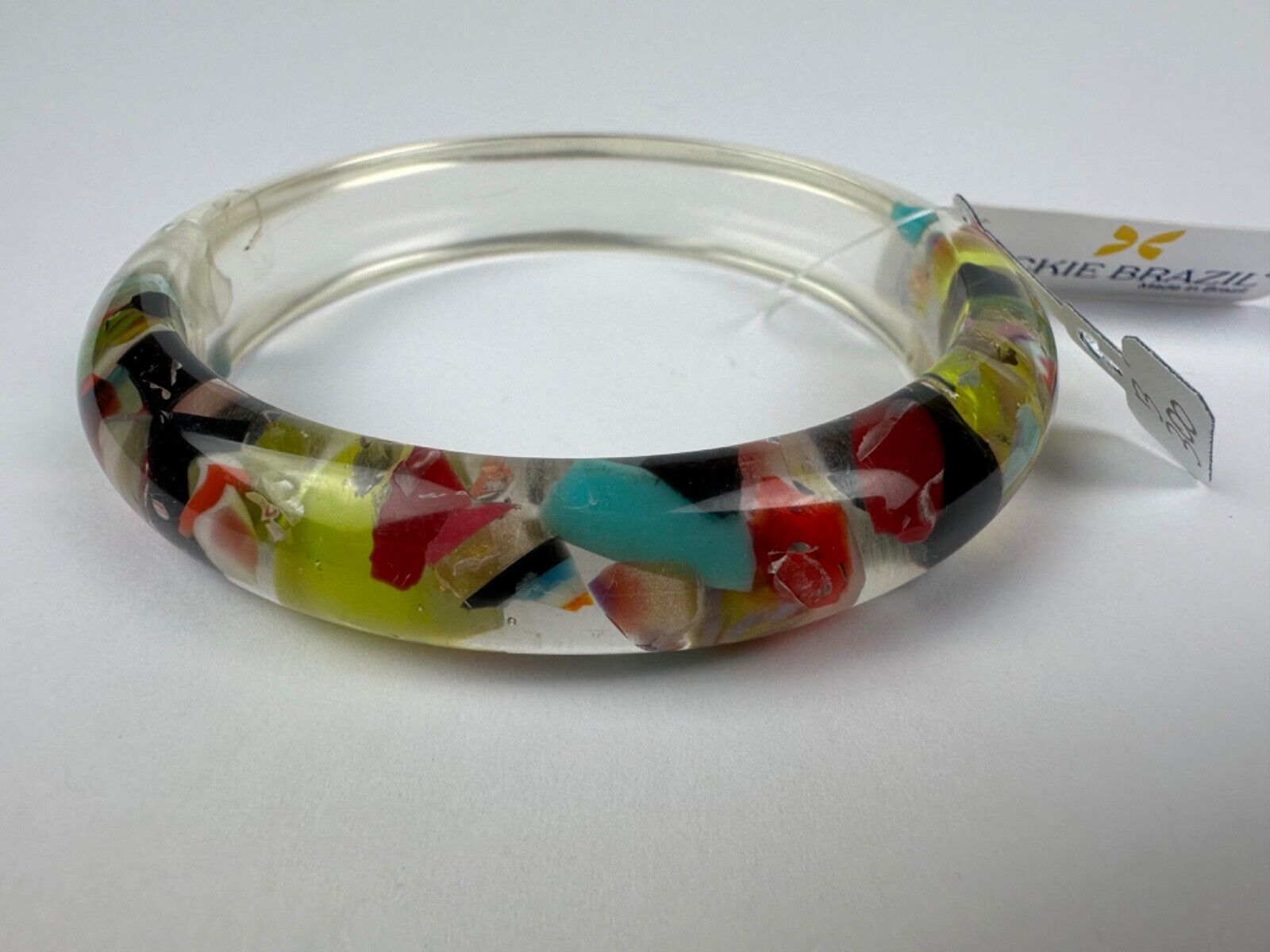 Jackie Brazil "Cushie" Cascade Solid Round 1.3cm Bangle ( B0300 )