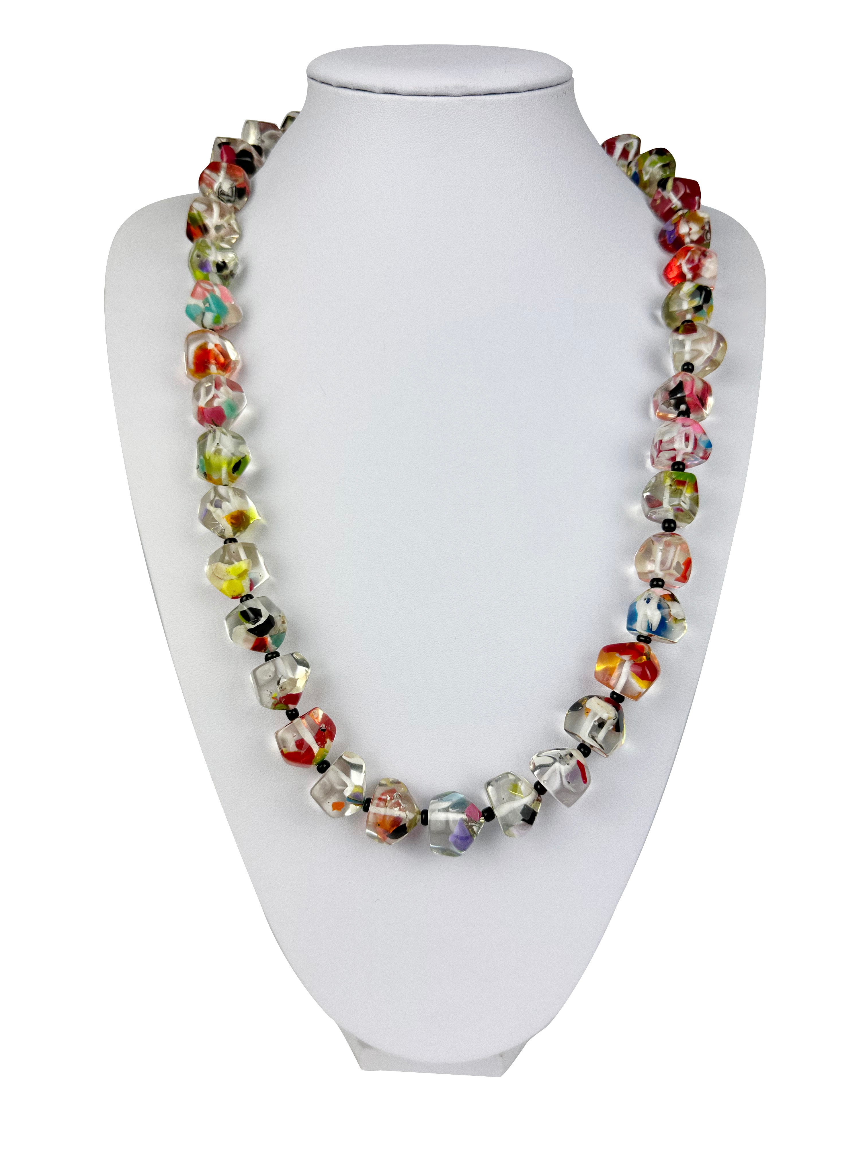 Jackie Brazil "Camille" Cascade Small Stones 70cm Necklace ( N0075 )