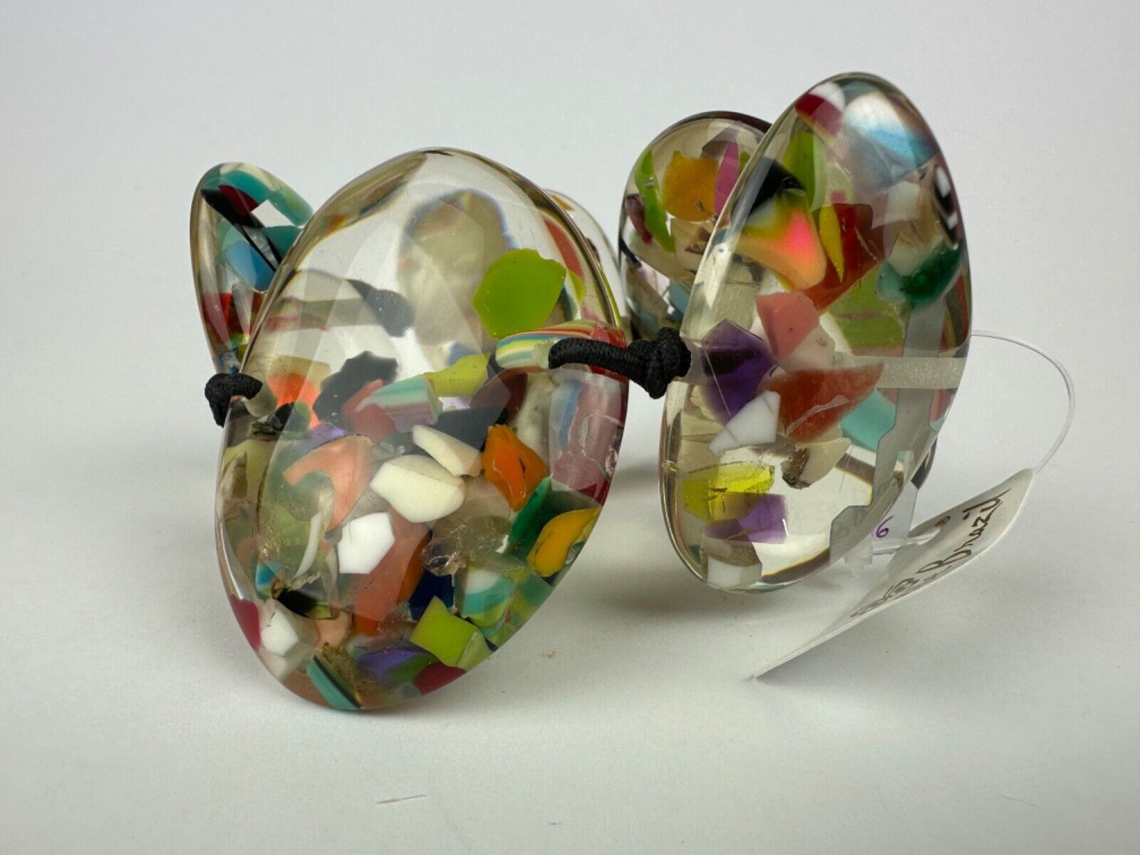 Jackie Brazil "Riverstones" Cascade Large Flat Stones On Elastic Bracelet ( B3716 )