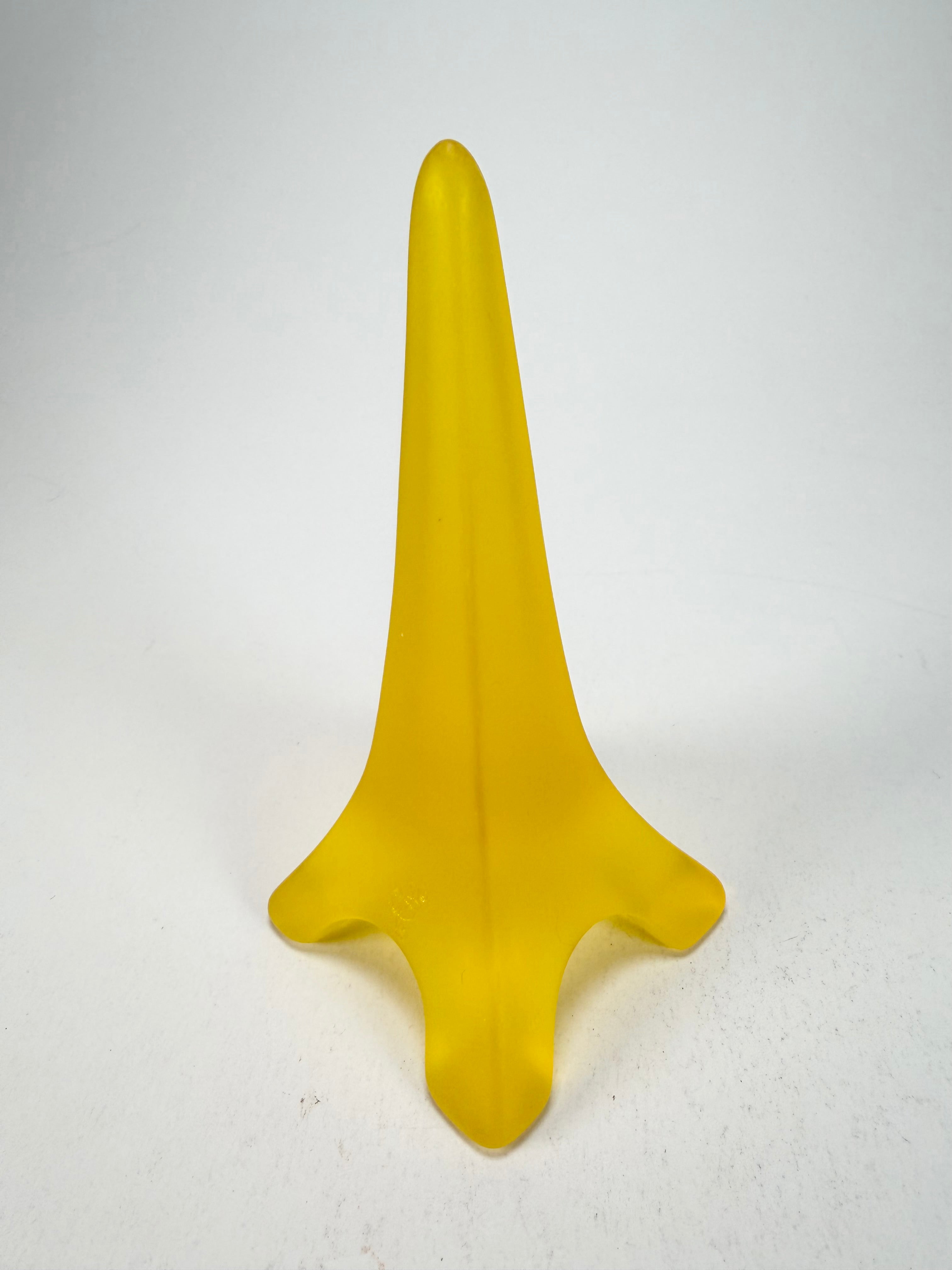 Sobral - Landmark "Eiffel Tower" Yellow Frost Medium 14cm Statue Ornament ( 000744 )