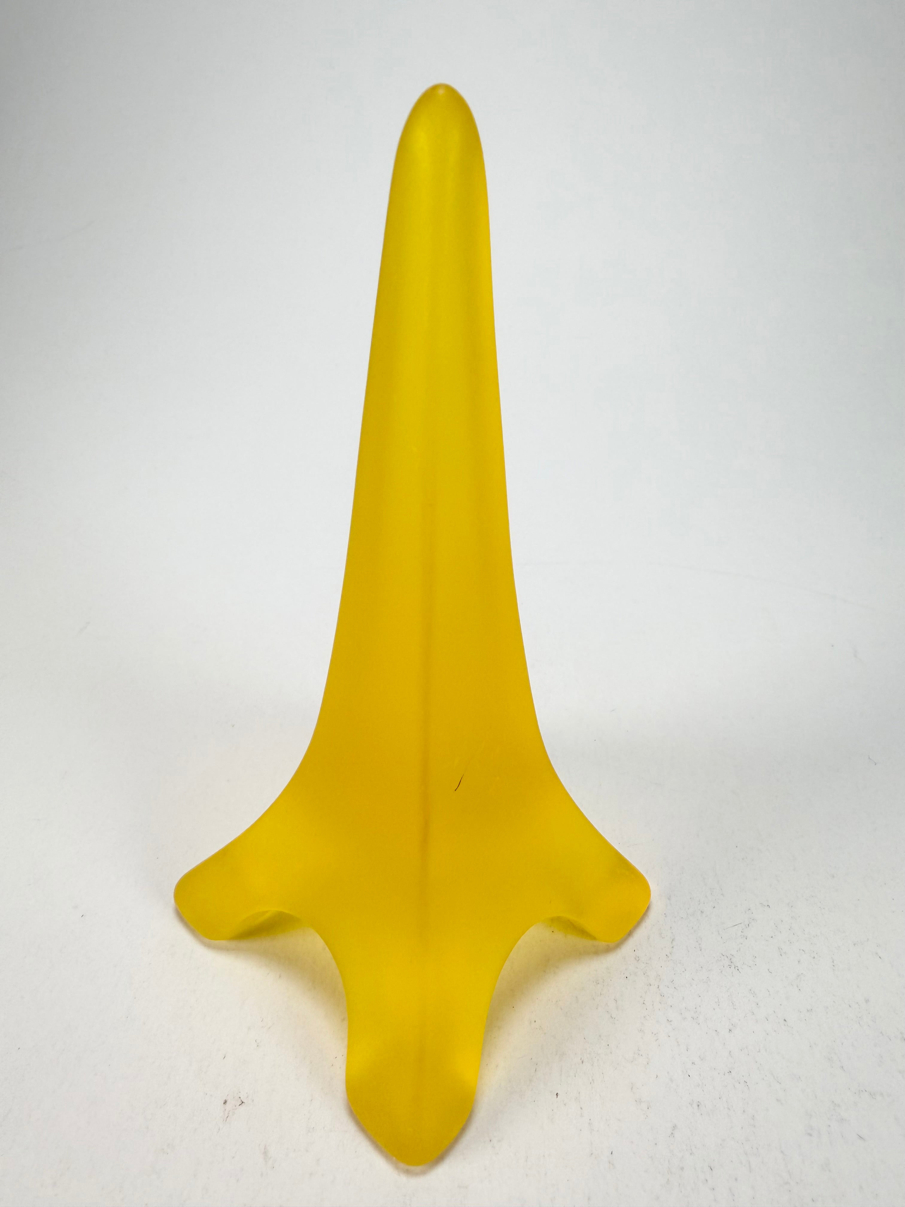 Sobral - Landmark "Eiffel Tower" Yellow Frost Medium 14cm Statue Ornament ( 000744 )