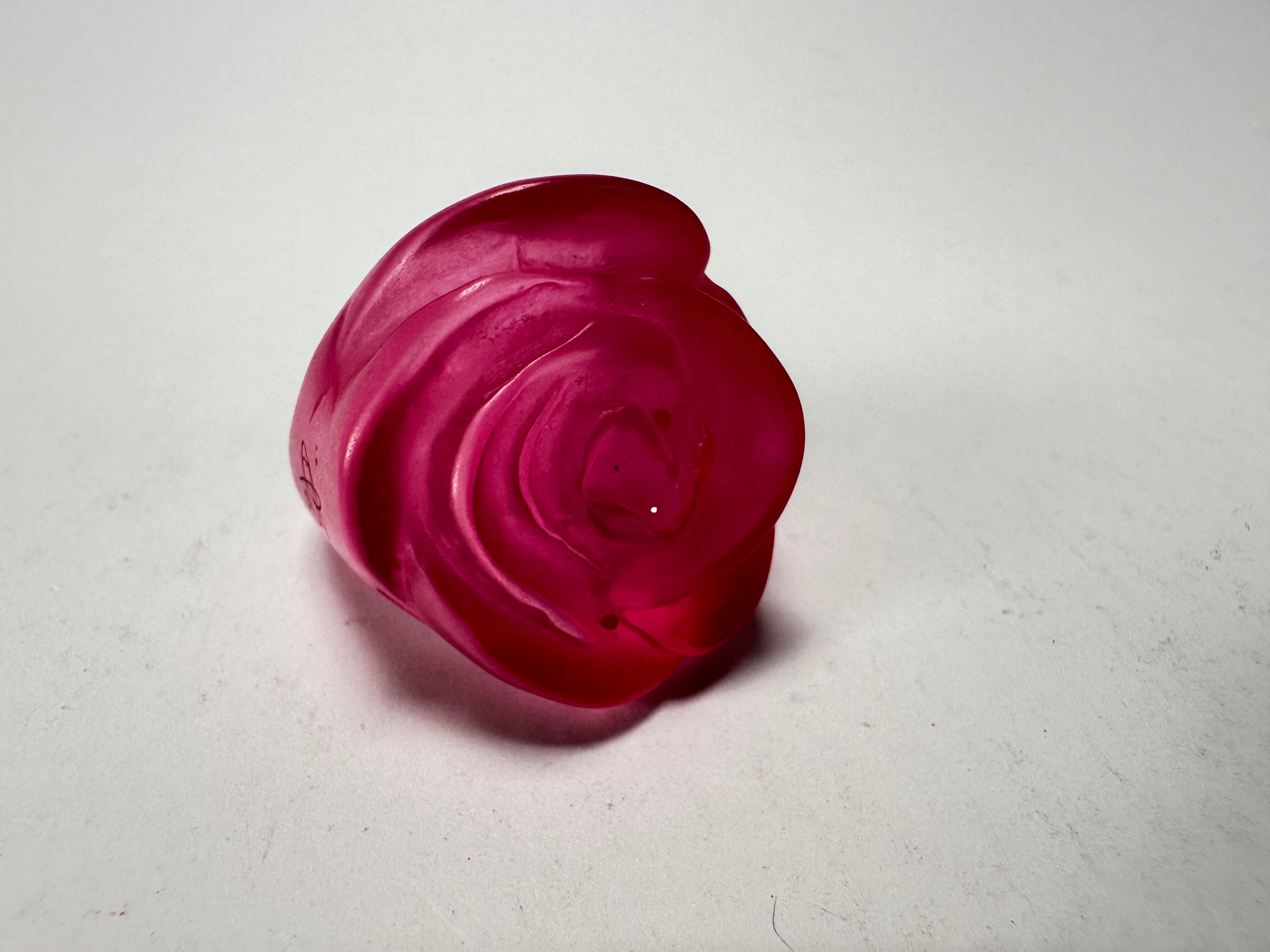 Jackie Brazil "Rose" Light Dark Resin Rose Ring ( R0585 ) Size UK Q / US 8