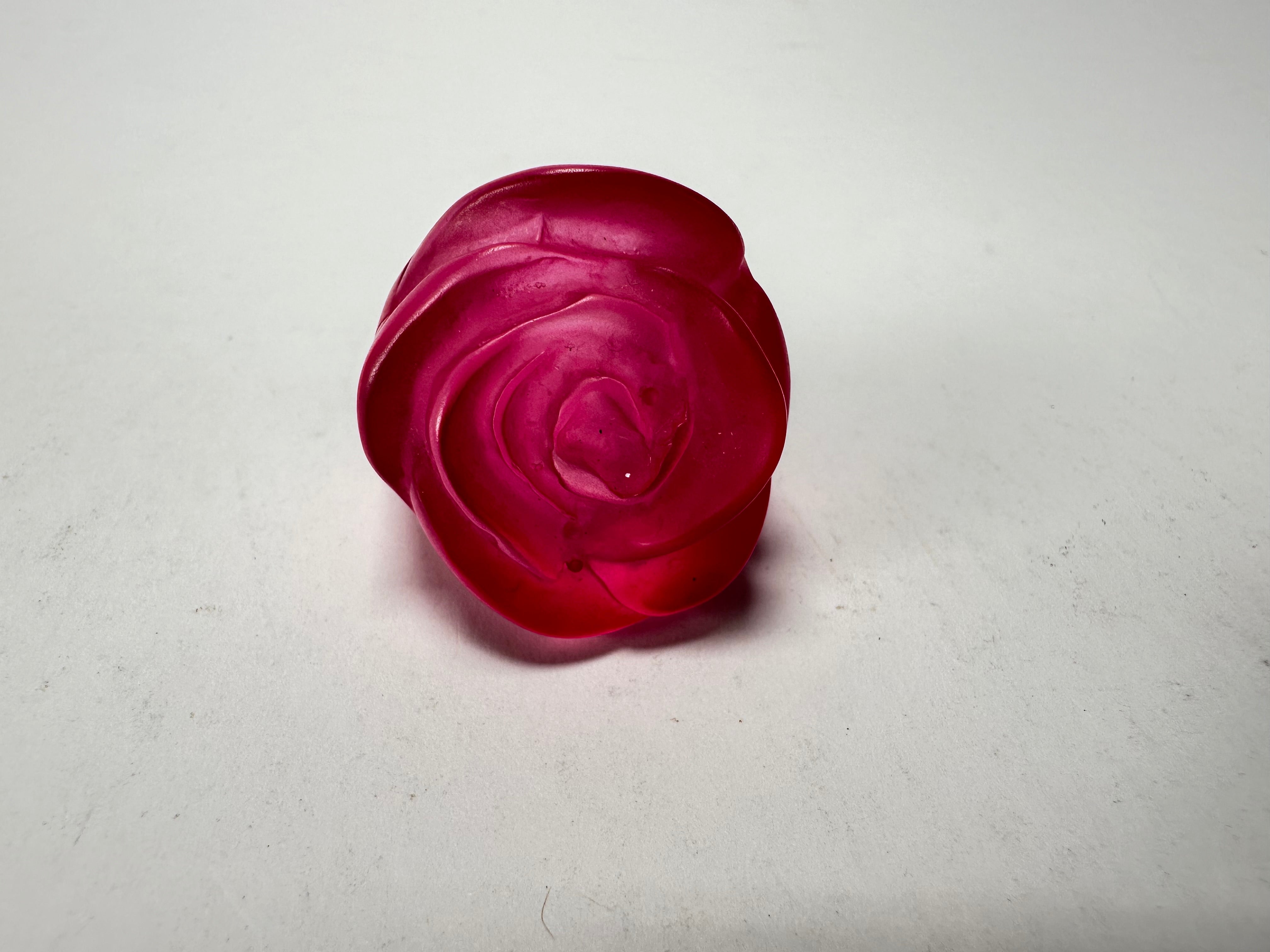 Jackie Brazil "Rose" Light Dark Resin Rose Ring ( R0585 ) Size UK Q / US 8