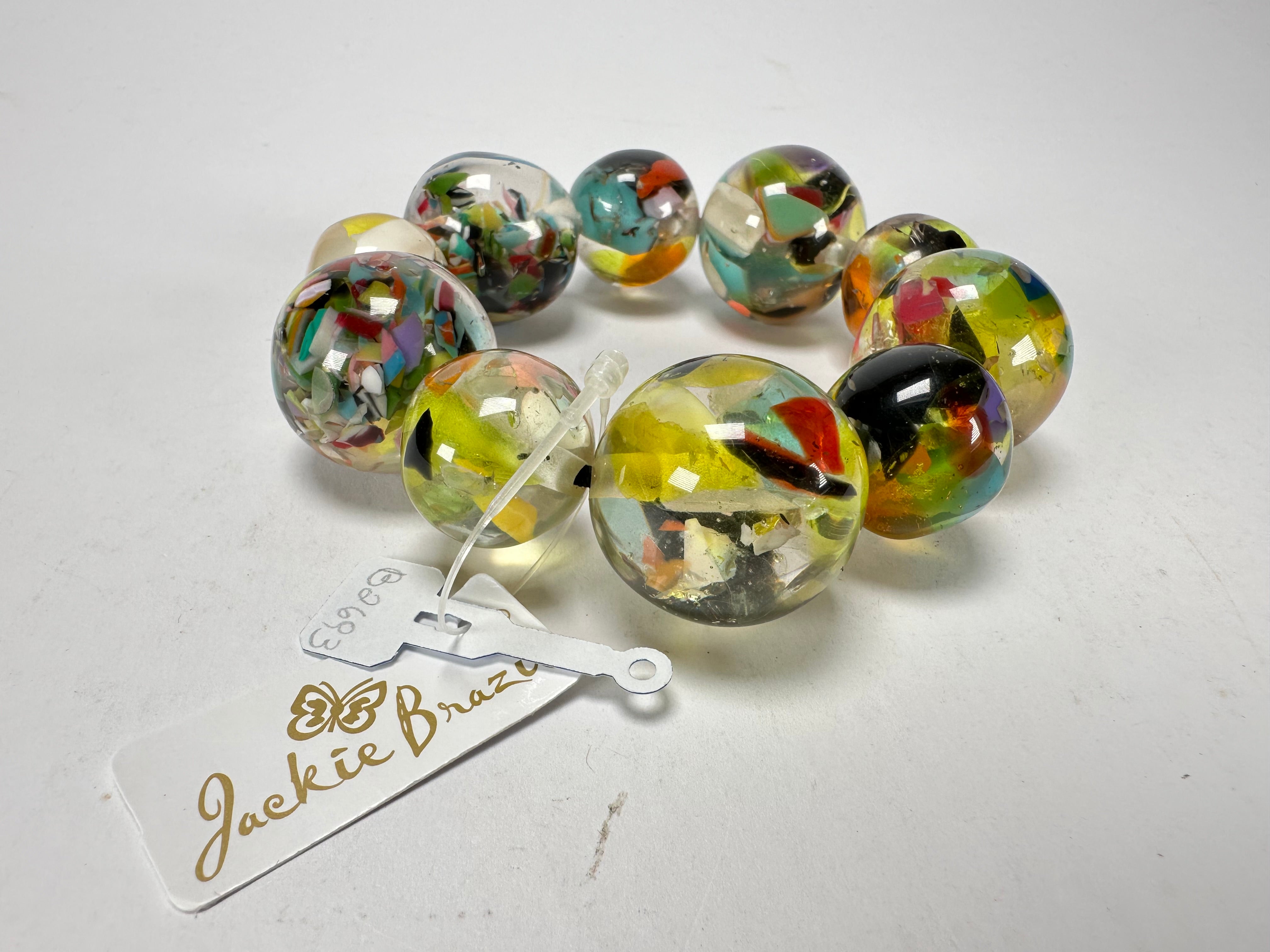 Jackie Brazil "Lola" Medium Spheres Cascade Bracelet ( B2695 )