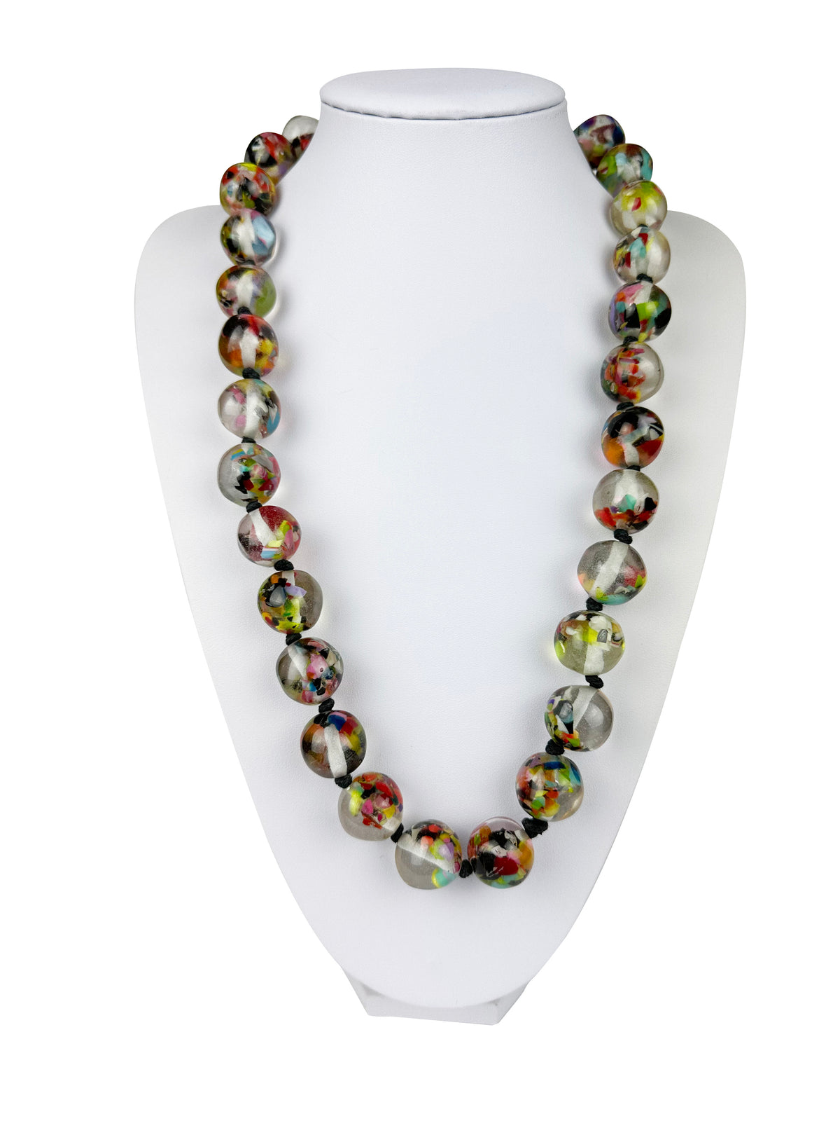 Jackie Brazil "Lola" Cascade Medium Spheres 70cm Resin Necklace ( N2695 )