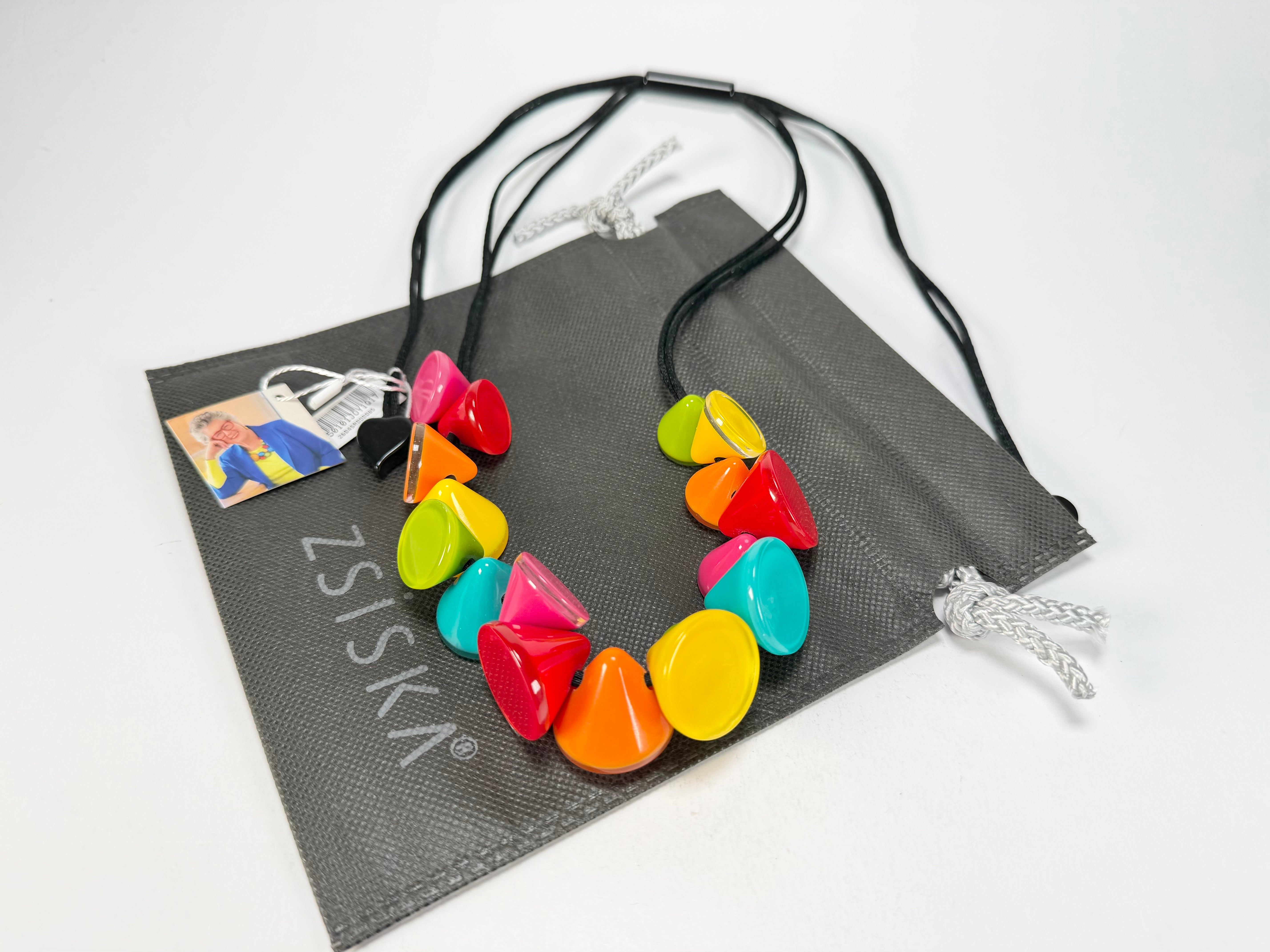 Zsiska - Joy 17 Bead Colourful Combination Resin Necklace ( P150101JOY1Q17 )