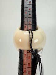 Sobral - Mix 2023 "Sintonia" Marfim Cream Resin Ring ( 003598 ) - Size UK M / US 6