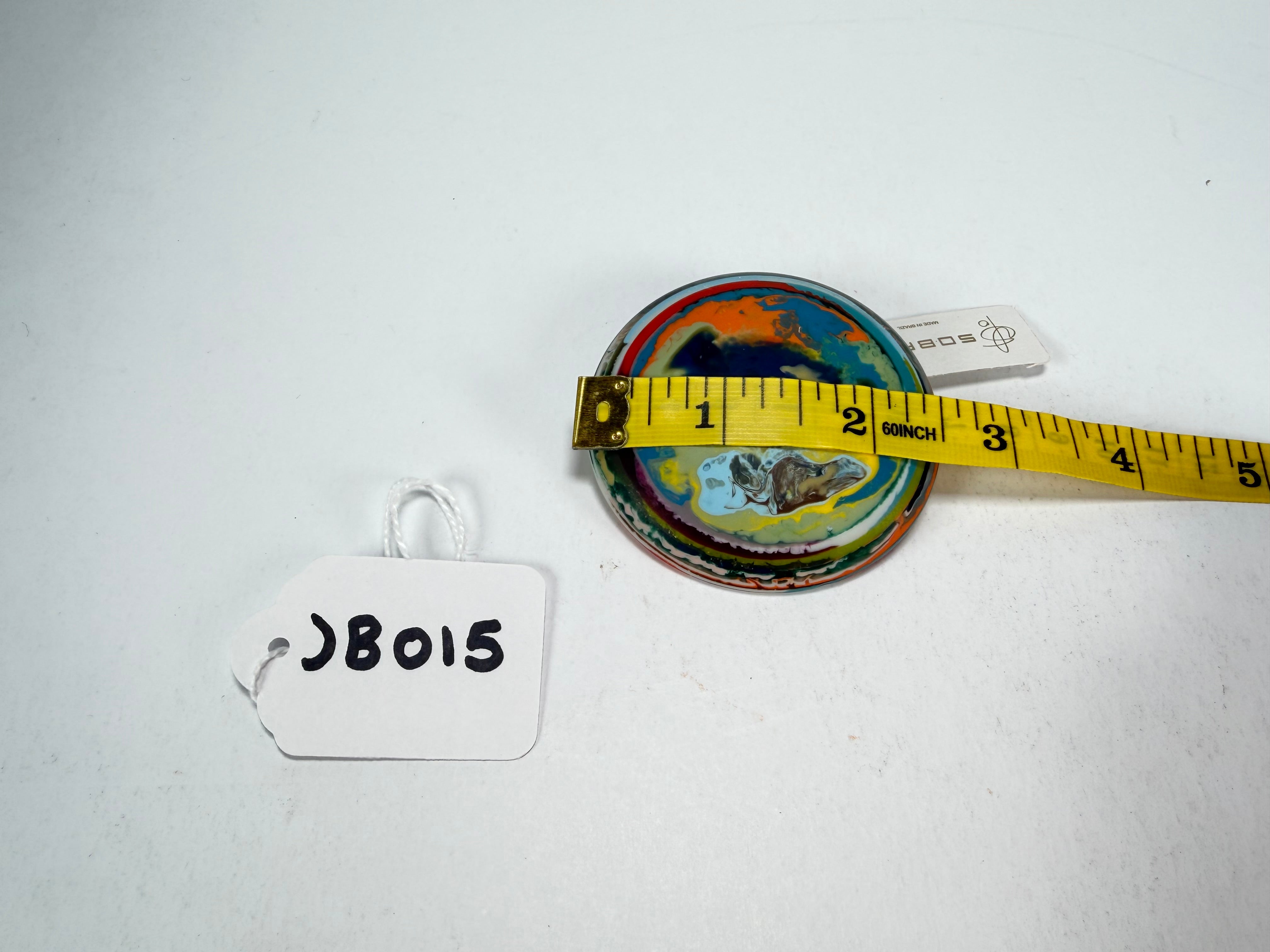 Jackie Brazil "Kandinsky" Mix Colours Disk Broche ( O0991 )