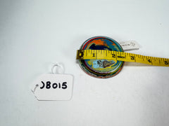 Jackie Brazil "Kandinsky" Mix Colours Disk Broche ( O0991 )