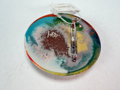 Jackie Brazil "Kandinsky" Mix Colours Disk Broche ( O0991 )