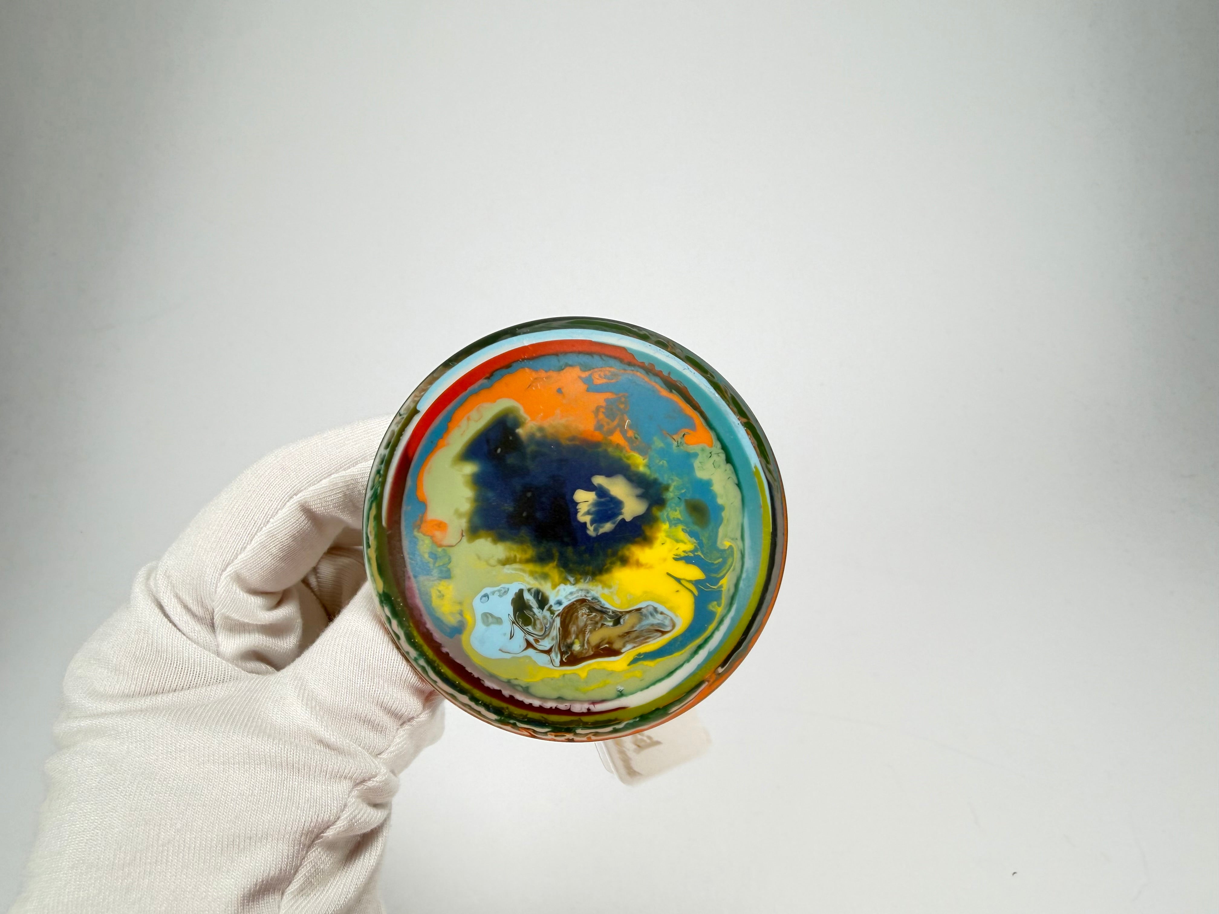 Jackie Brazil "Kandinsky" Mix Colours Disk Broche ( O0991 )