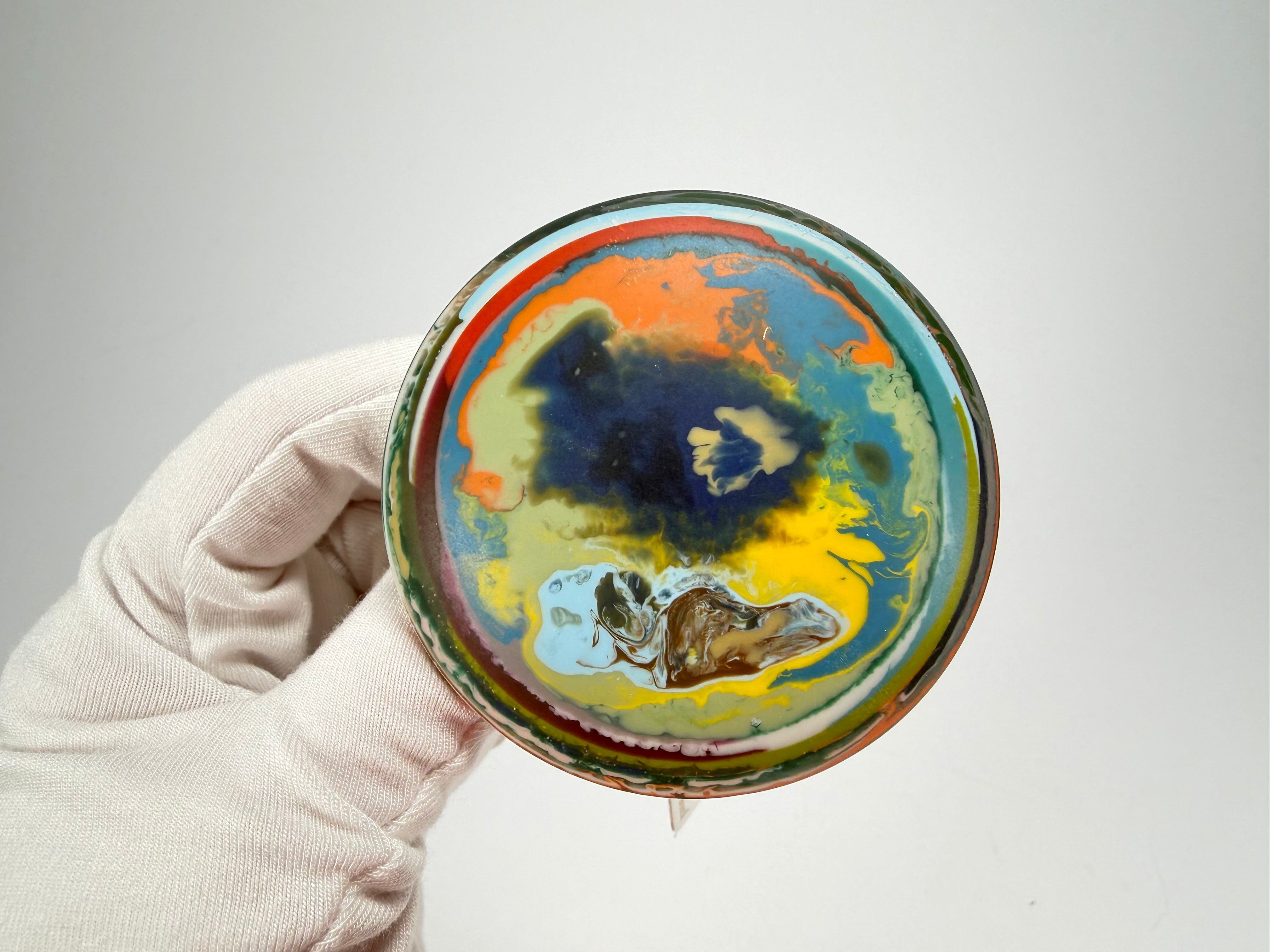 Jackie Brazil "Kandinsky" Mix Colours Disk Broche ( O0991 )