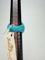 Jackie Brazil "Stomp" Large Round Turquoise Resin  Ring ( R0360 ) Size UK Q / US 8