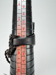 Jackie Brazil "Dark Black" Charcoal Resin Ring ( R2782 ) UK Q / USA 8