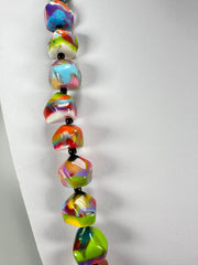 Jackie Brazil "Camille" Kandinsky Small Stones 70cm Necklace ( N0075 )