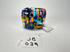 Jackie Brazil "Tulip" Kandinsky Elasticated Bracelet ( B0026 )