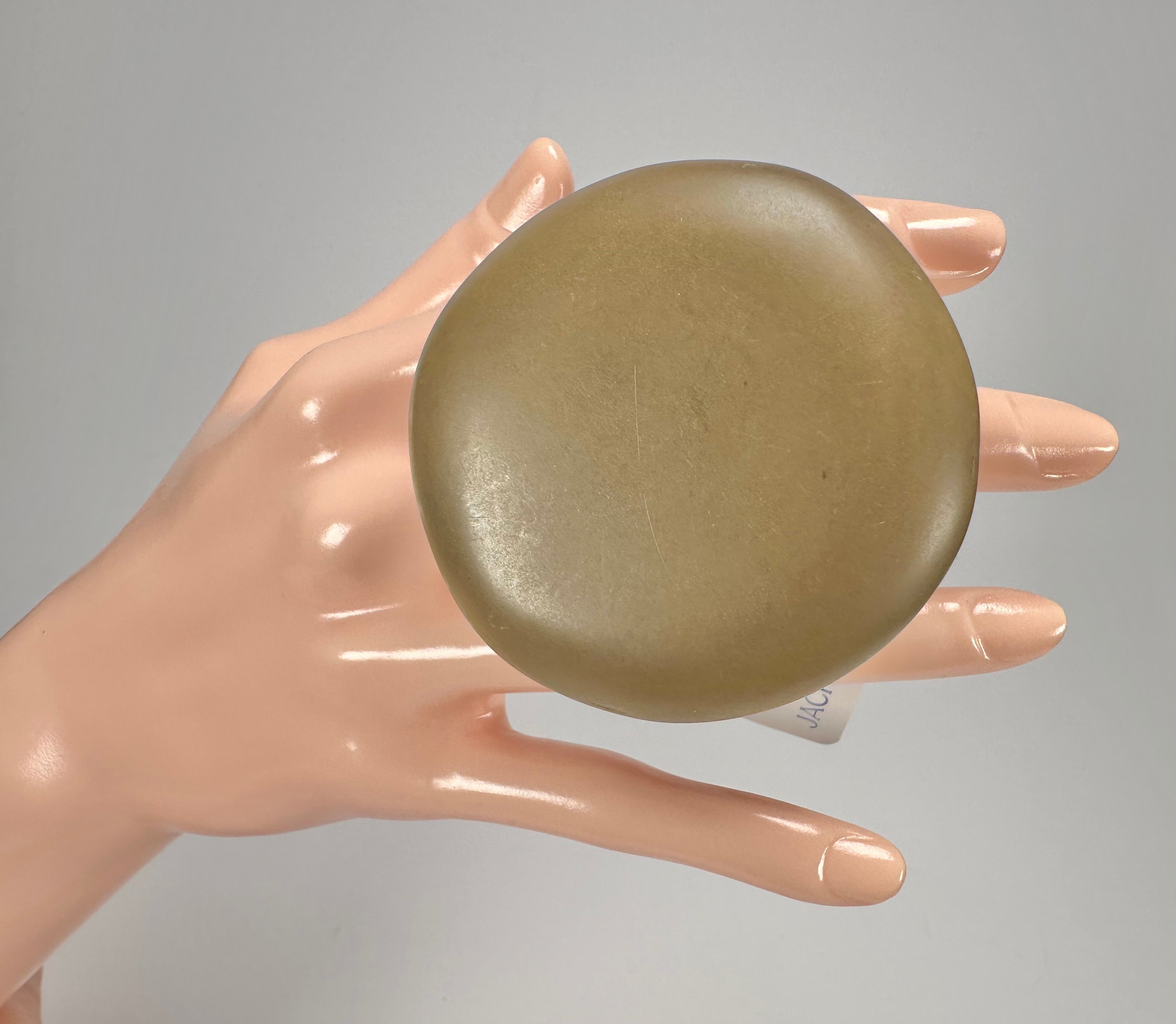 Jackie Brazil "Large Riverstone" Brown Matte 40MM Ring ( R3605 ) Size UK - P / US-7.5