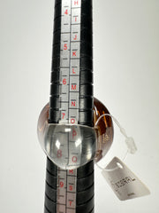 Jackie Brazil "Queen" Digital Oval Round Ring ( R3212 ) Size UK-P / US-7.5