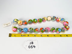Jackie Brazil "Spotted Balls" Spring Colour Spots Resin Necklace 50cm ( N1500 )