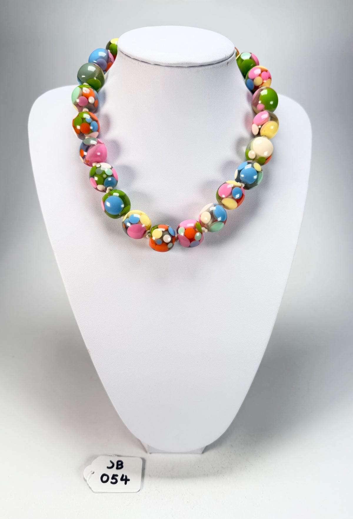 Jackie Brazil "Spotted Balls" Spring Colour Spots Resin Necklace 50cm ( N1500 )