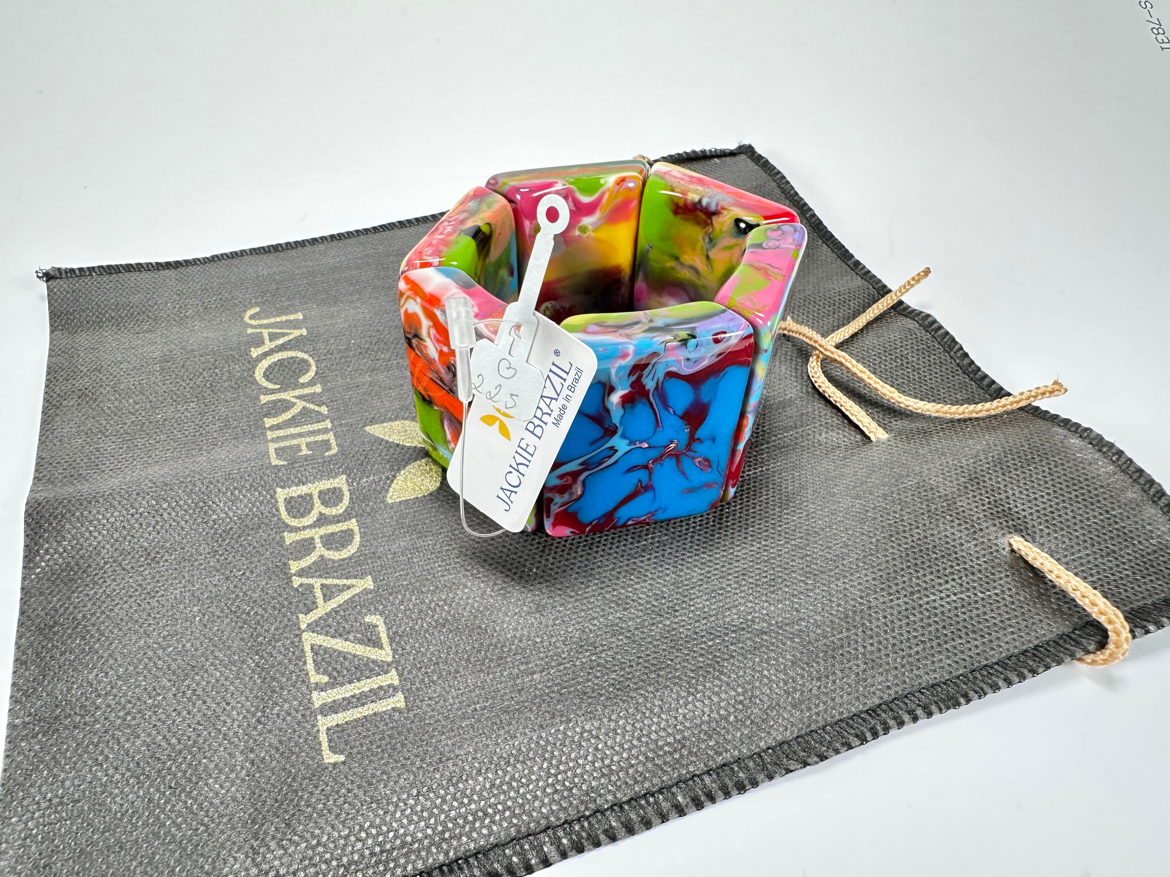 Jackie Brazil "Sabrina" Kandinsky Elasticated Bracelet ( B0225 )