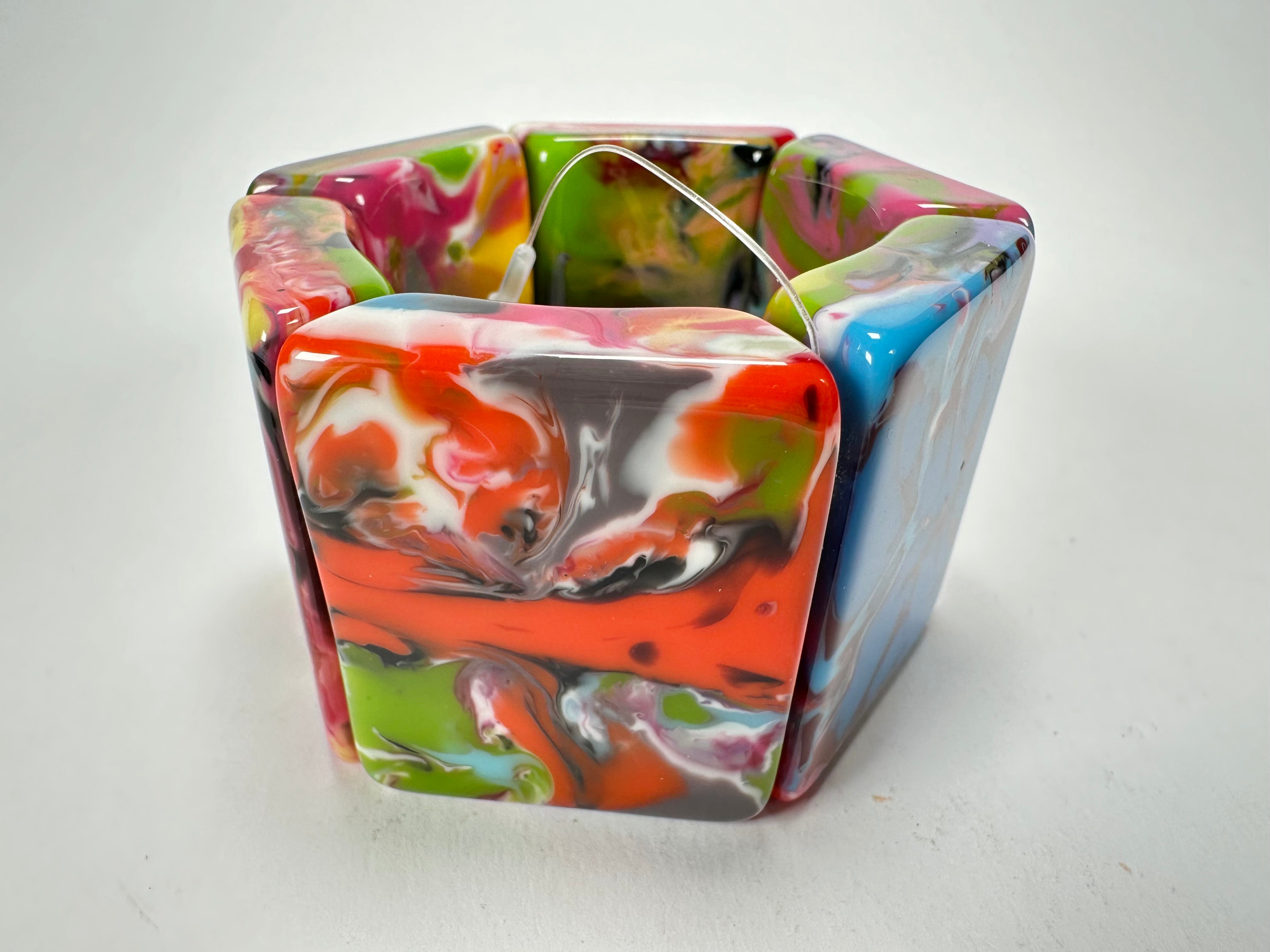 Jackie Brazil "Sabrina" Kandinsky Elasticated Bracelet ( B0225 )