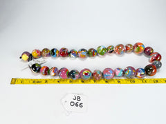 Jackie Brazil "Large Spheres" Kandinsky Long Abstract Necklace 75cm ( N2694 )