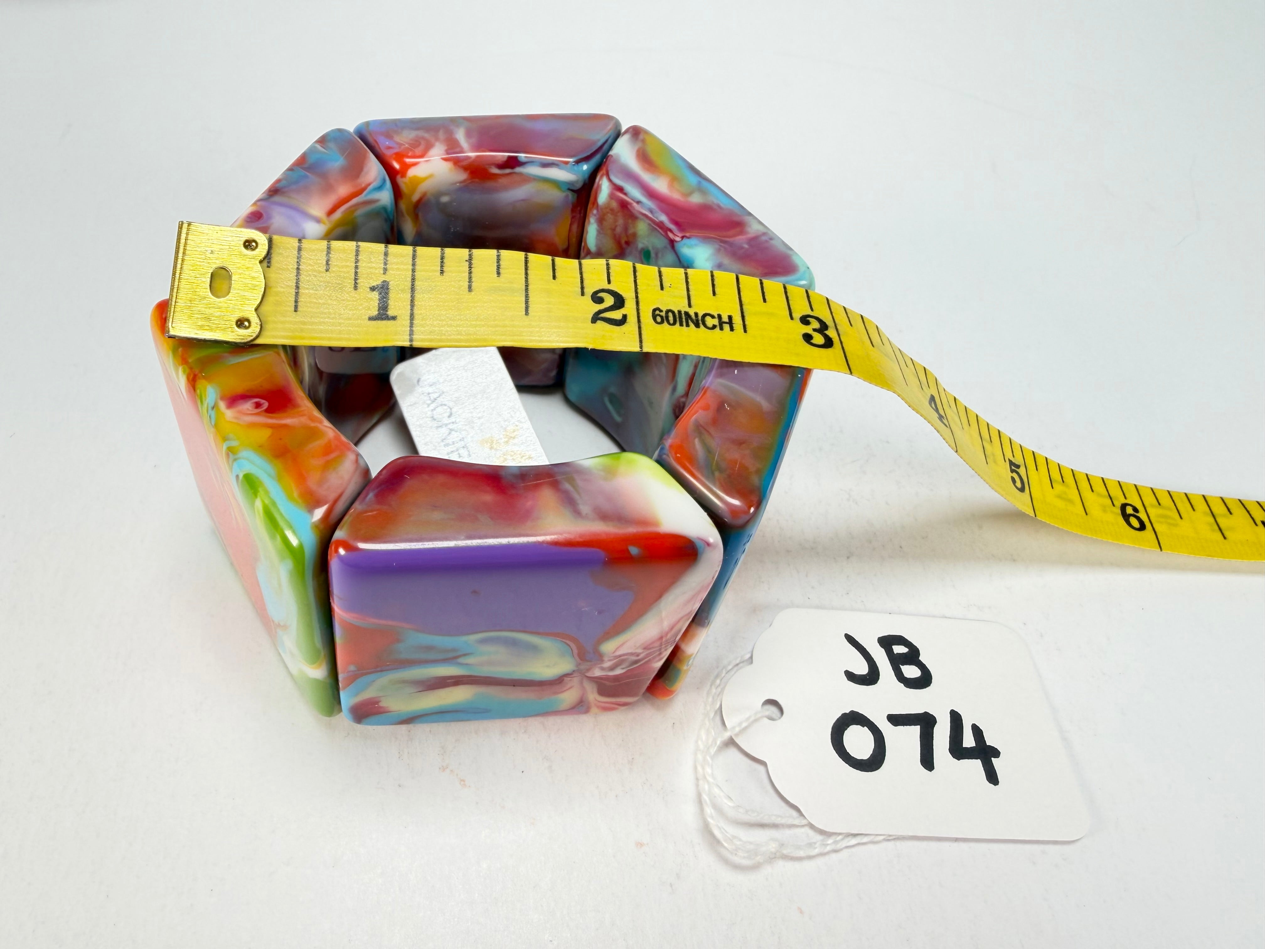 Jackie Brazil "Sabrina" Kandinsky Elasticated Bracelet ( B0225 )