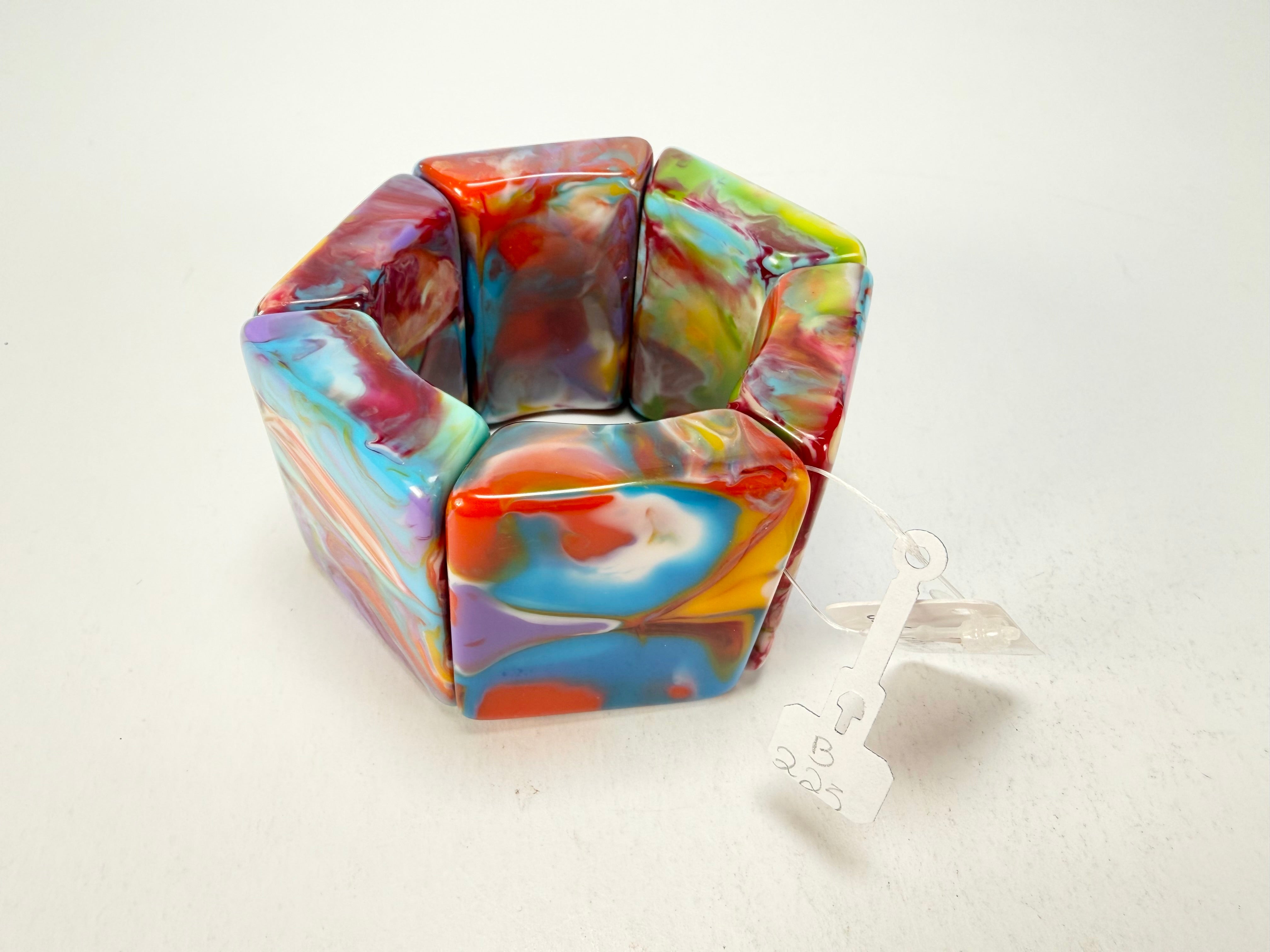 Jackie Brazil "Sabrina" Kandinsky Elasticated Bracelet ( B0225 )
