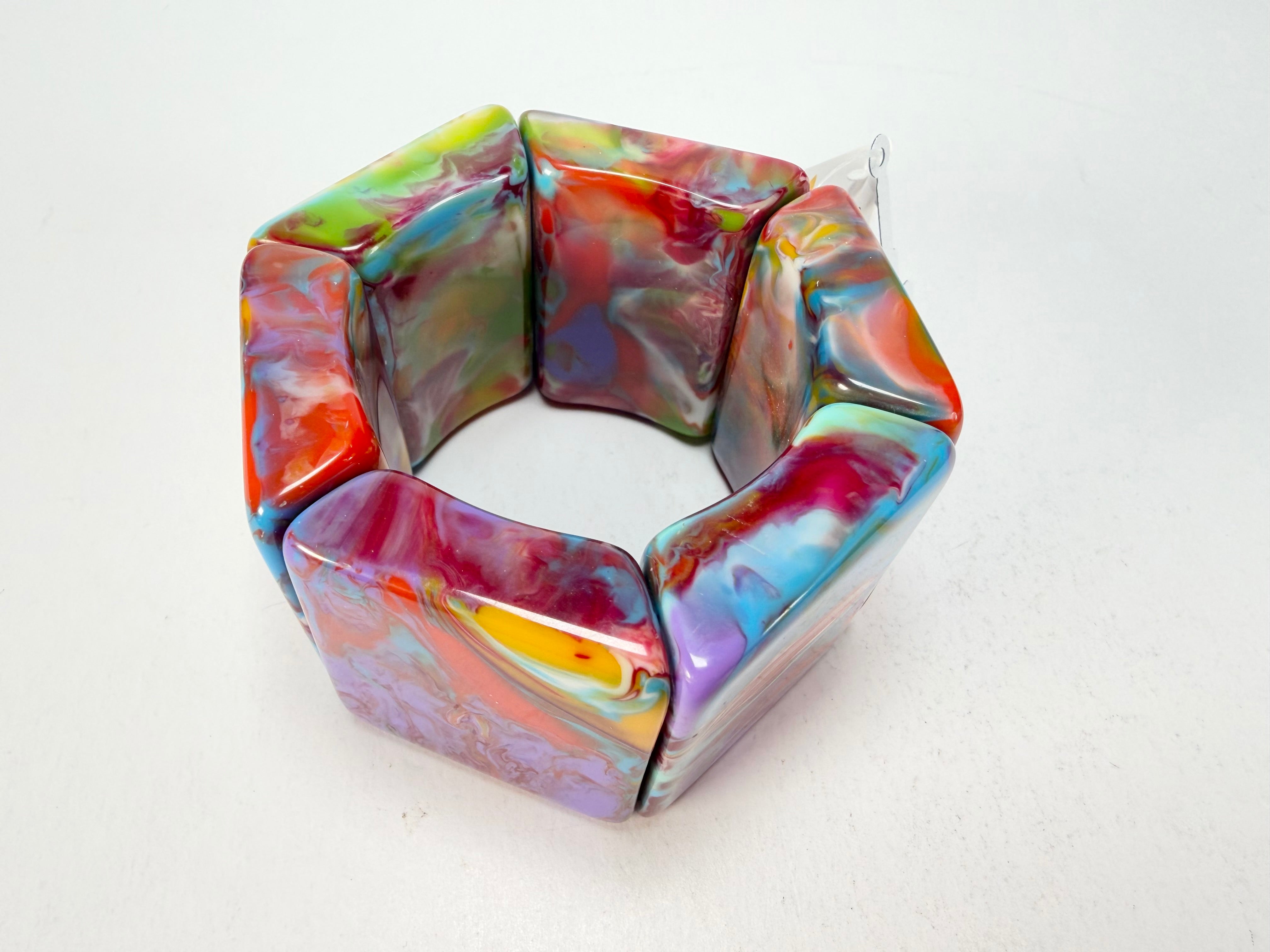 Jackie Brazil "Sabrina" Kandinsky Elasticated Bracelet ( B0225 )