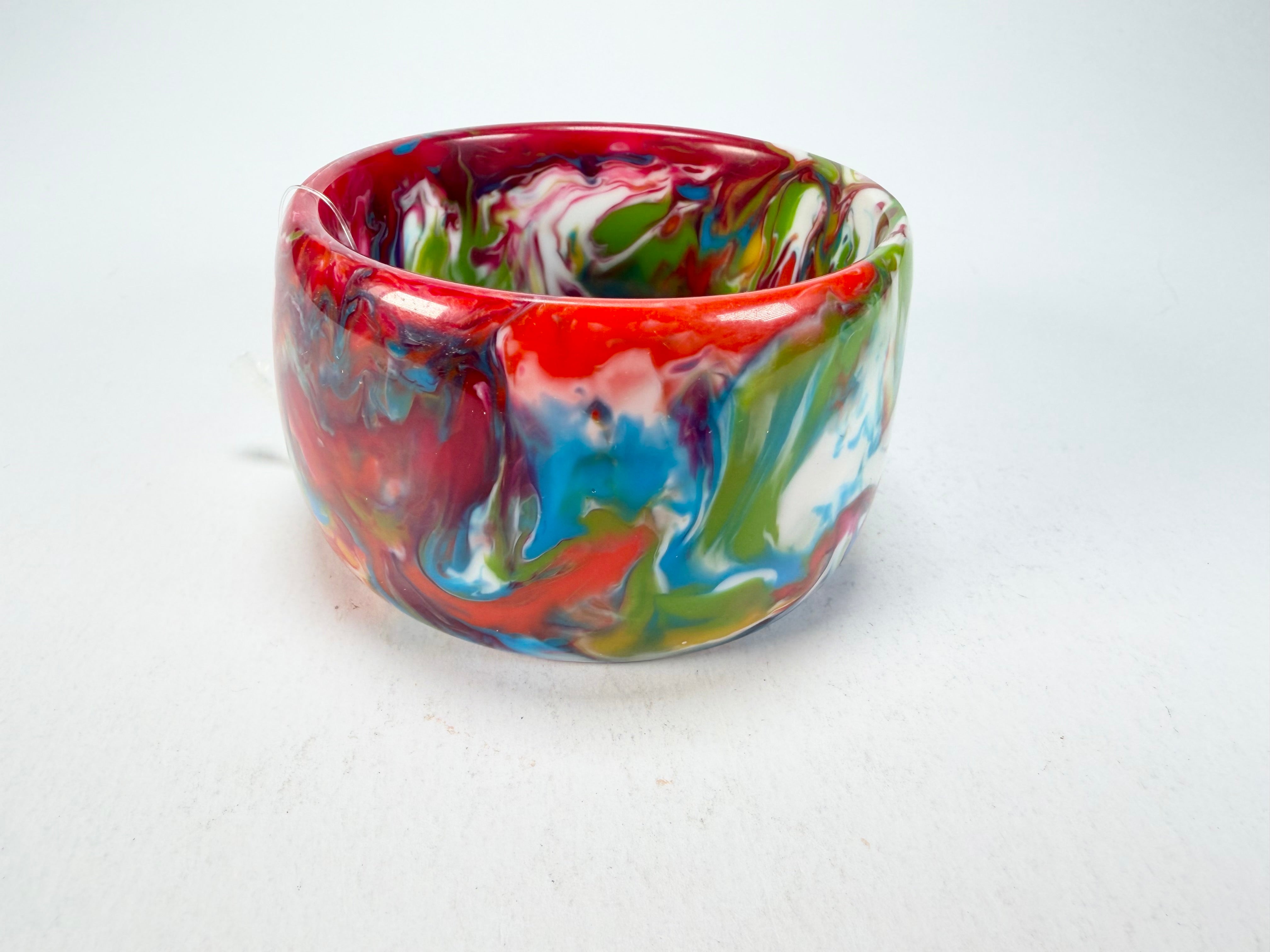 Jackie Brazil "Carmen" Kandinsky 5cm Resin Bangle ( B2500 )