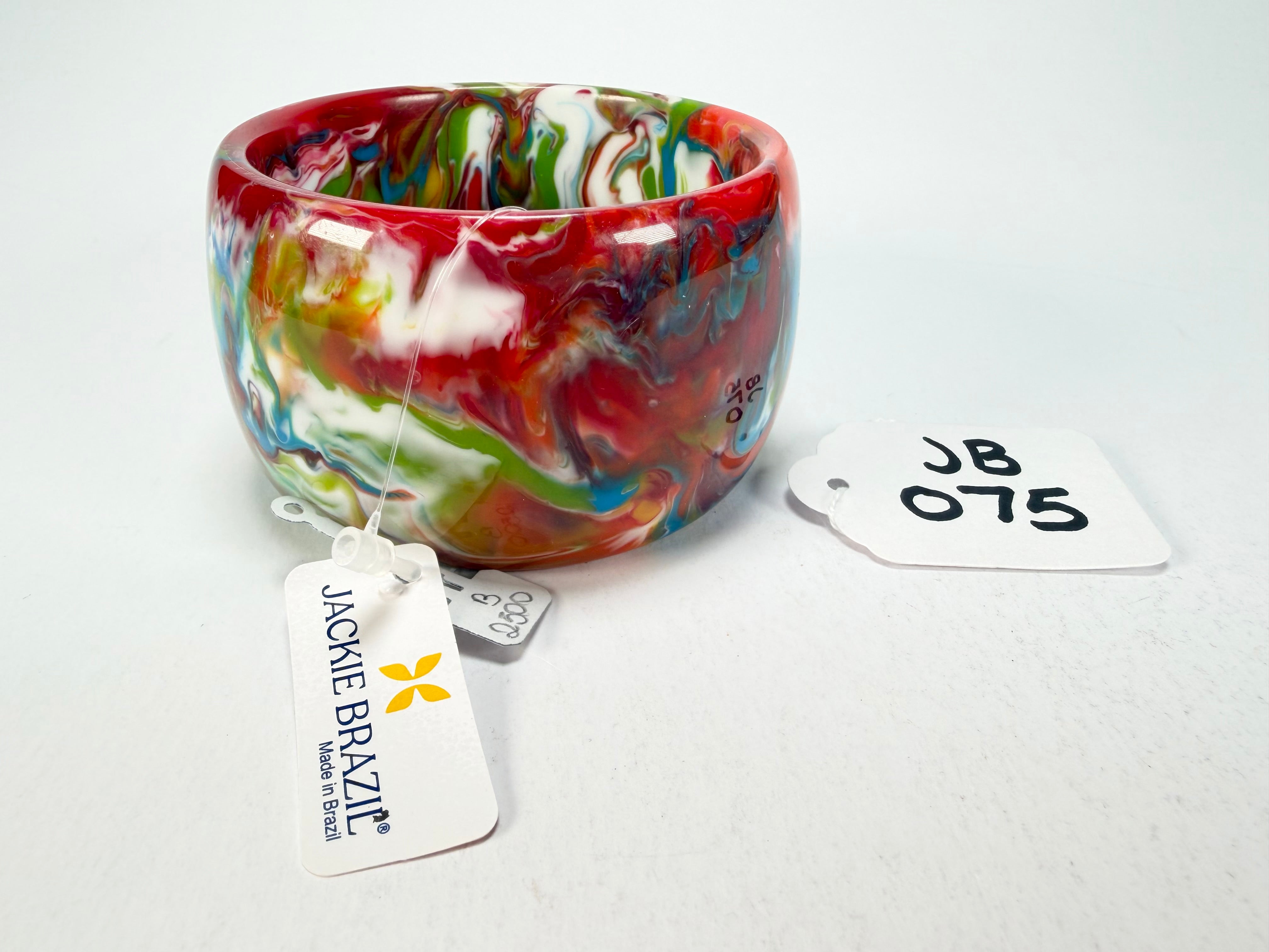Jackie Brazil "Carmen" Kandinsky 5cm Resin Bangle ( B2500 )