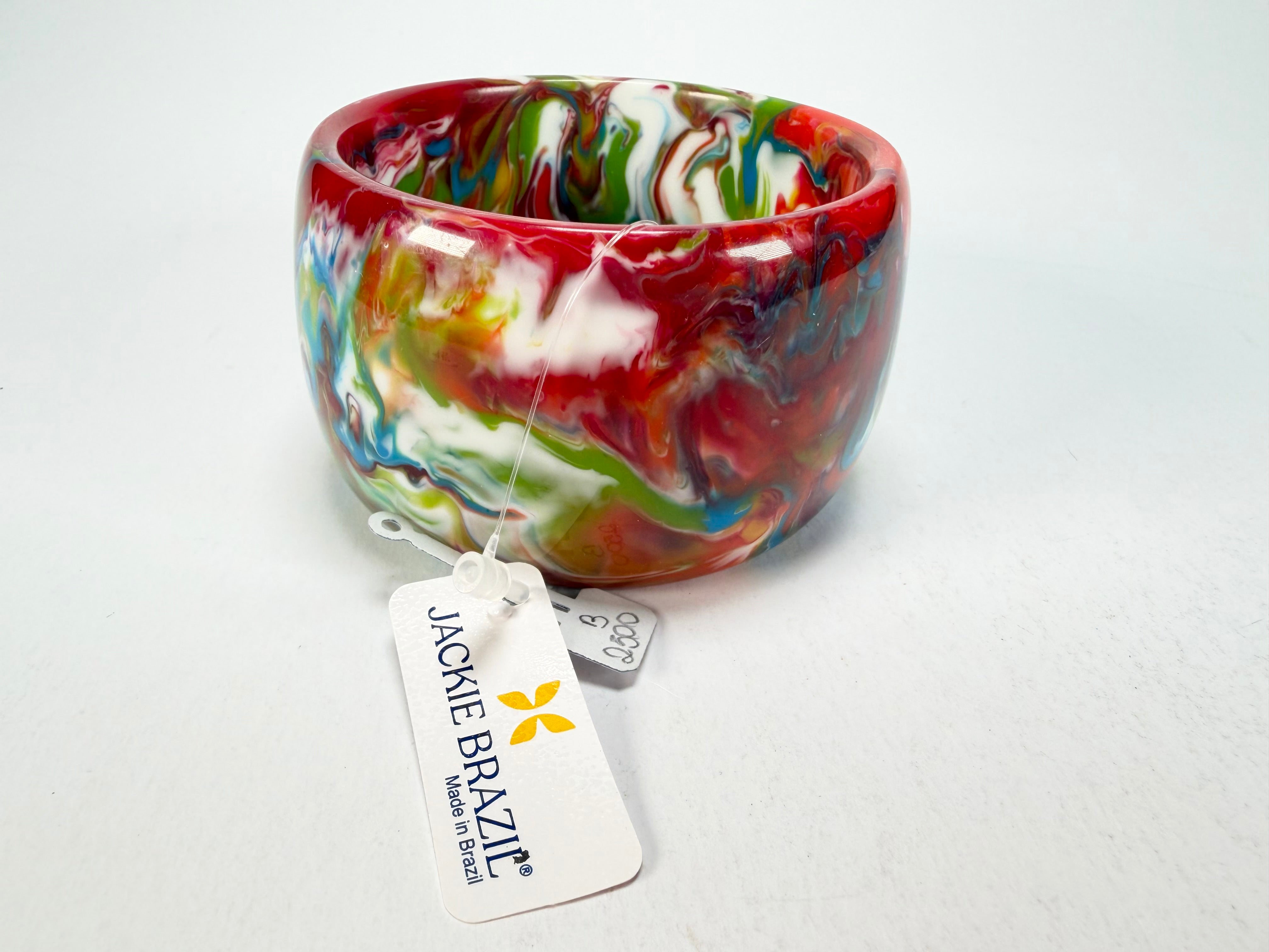 Jackie Brazil "Carmen" Kandinsky 5cm Resin Bangle ( B2500 )