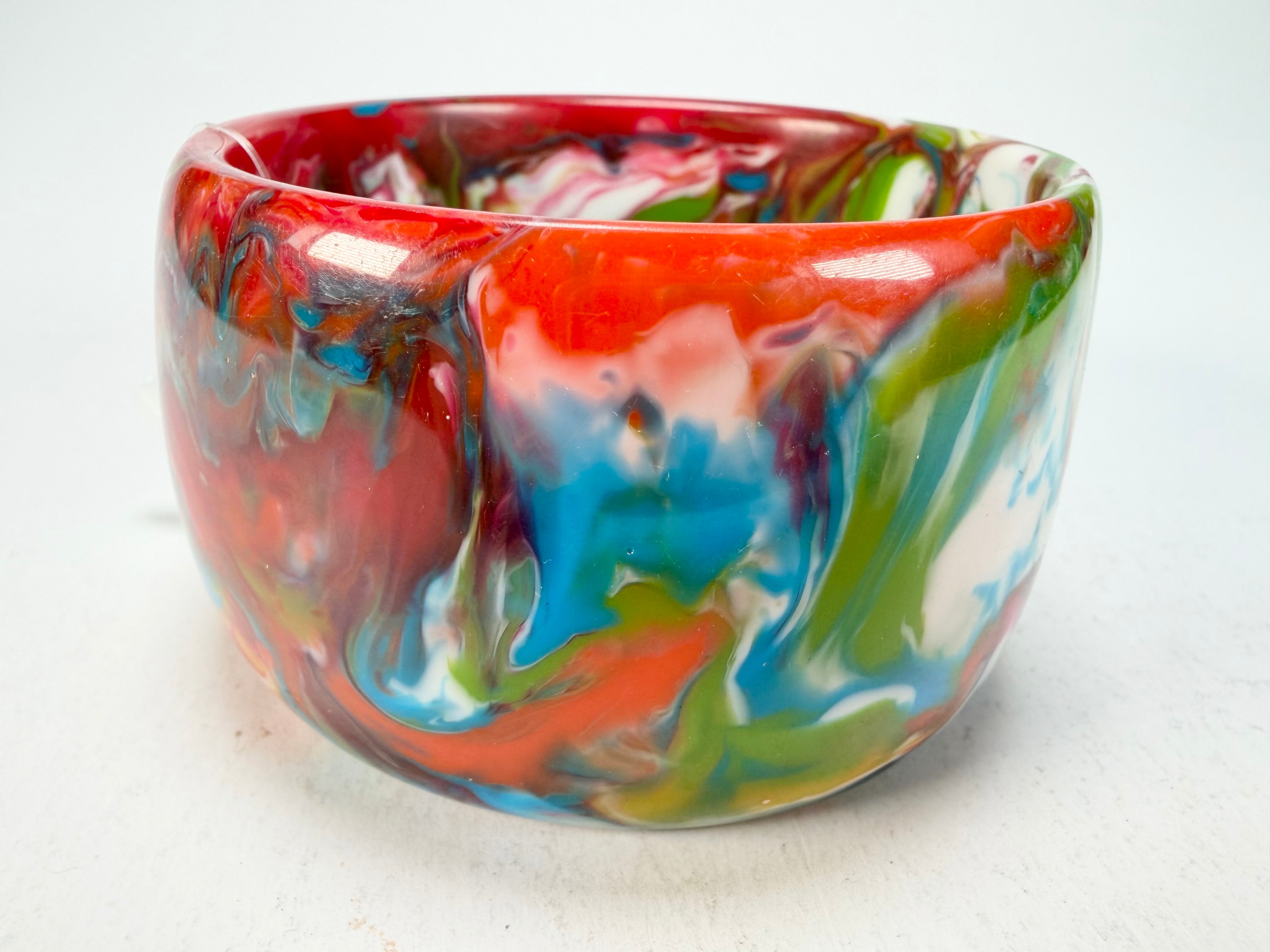 Jackie Brazil "Carmen" Kandinsky 5cm Resin Bangle ( B2500 )